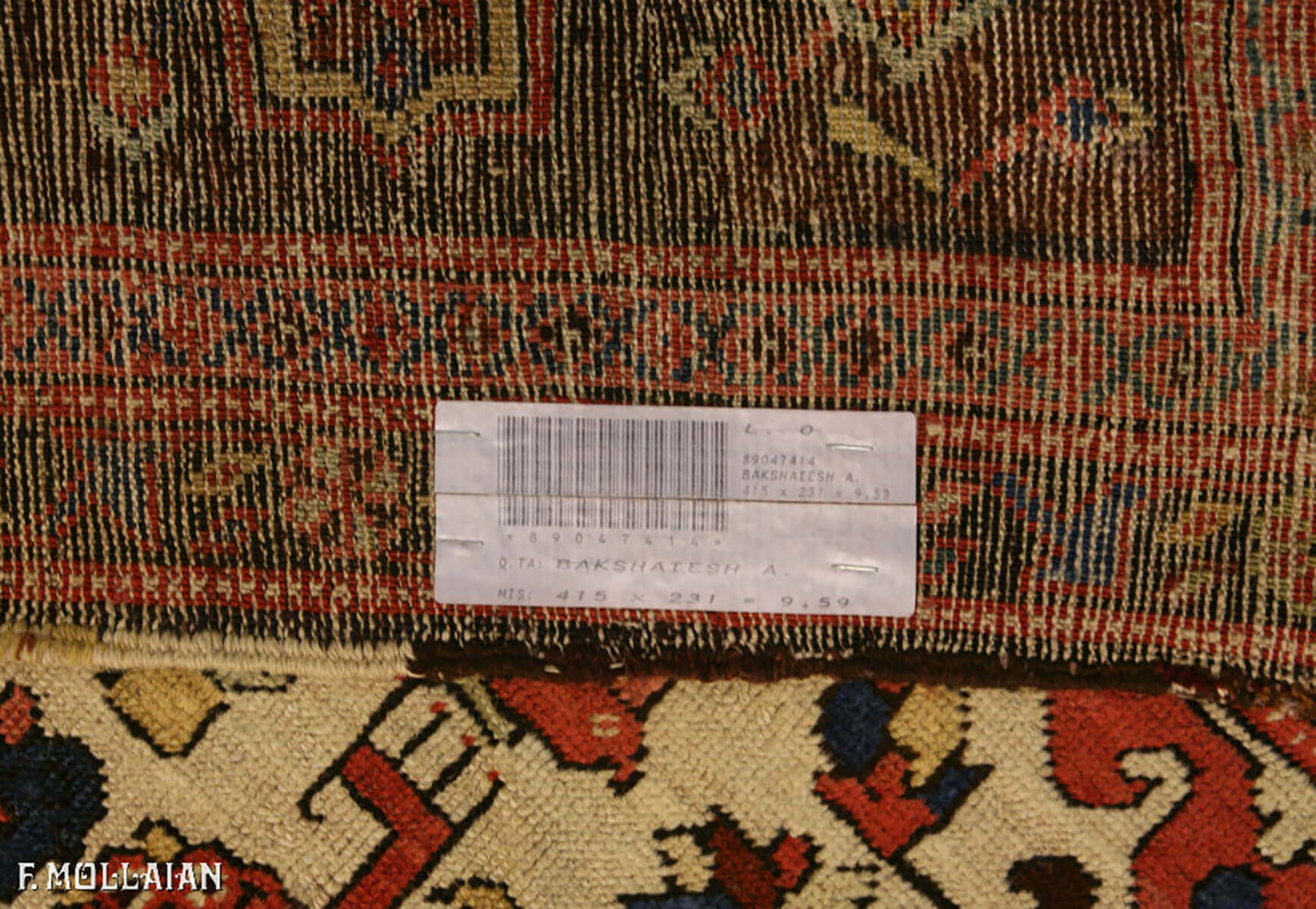Tappeto Persiano Antico Bakshaish n°:89047414